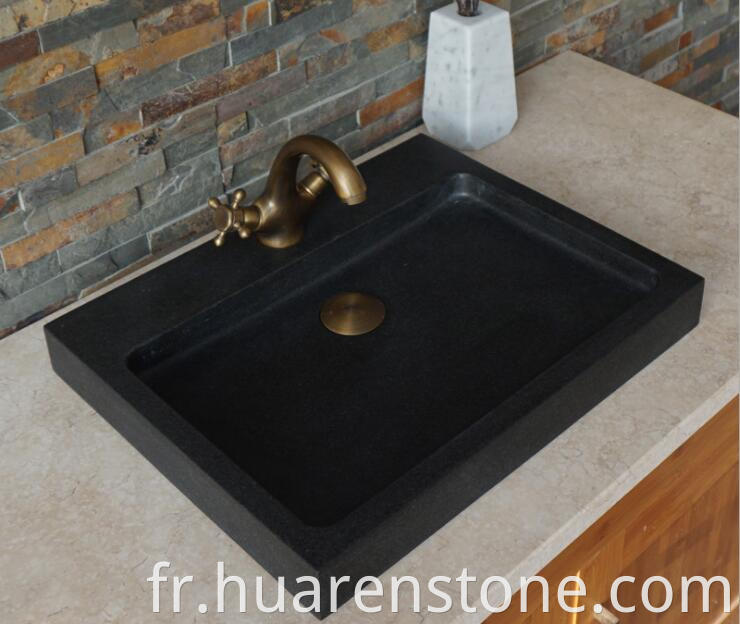 Indian Black granite sink